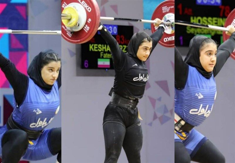 شاهکار دختران وزنه‌بردار ایران با ۵ طلای آسیا