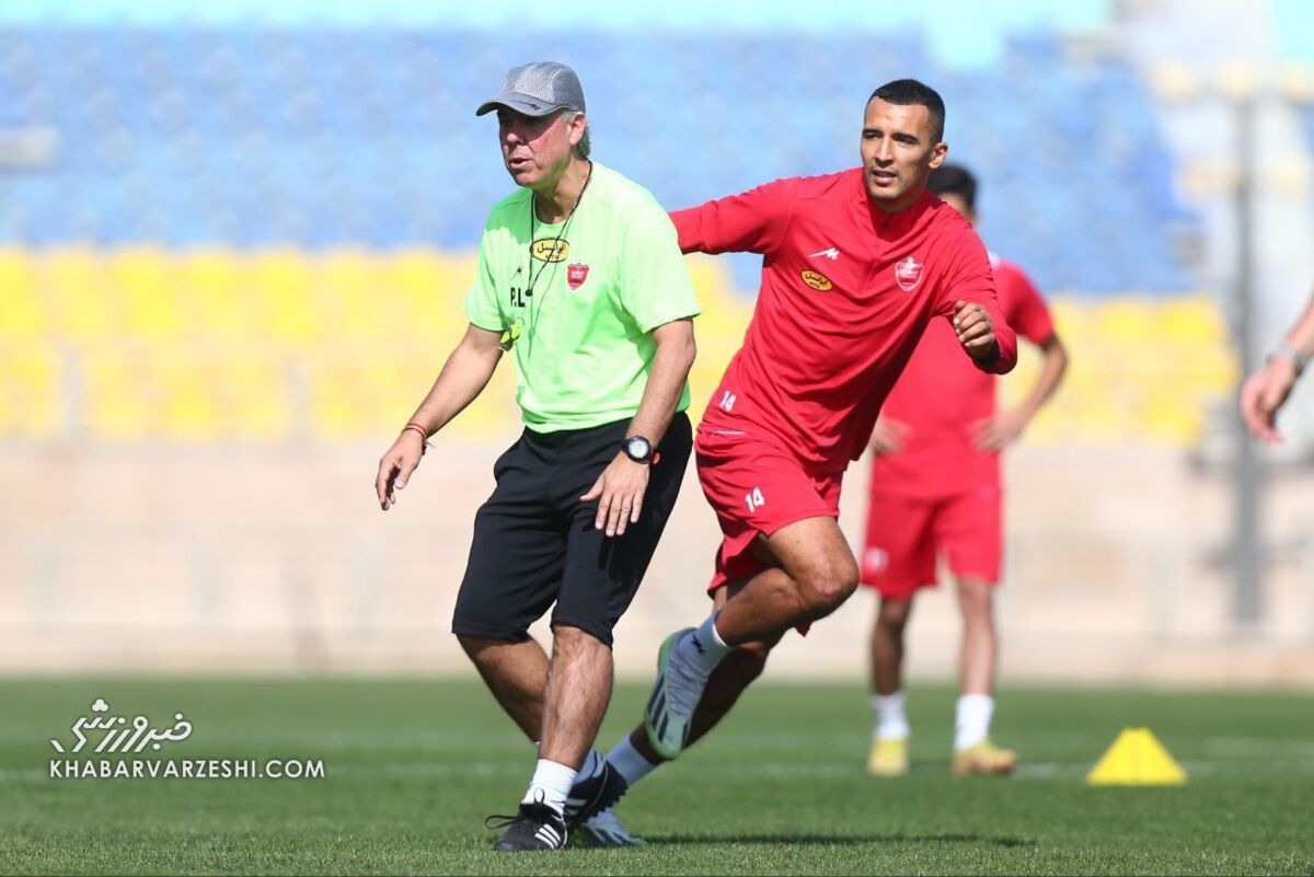 عکس| آمادگی جسمانی مهاجم منفور پرسپولیس